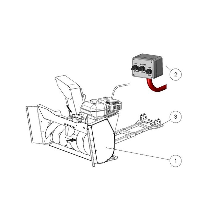 Rammy ATV Schneefräße 140