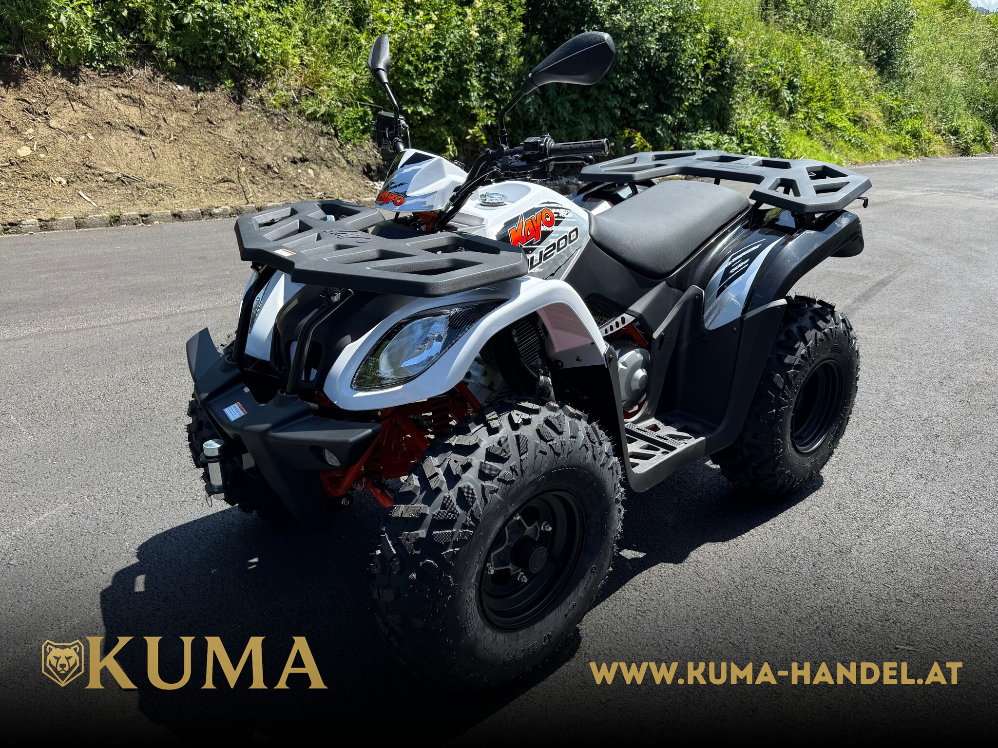 Kayo AU200 Erwachsenen Quad mit Strassenzulassung