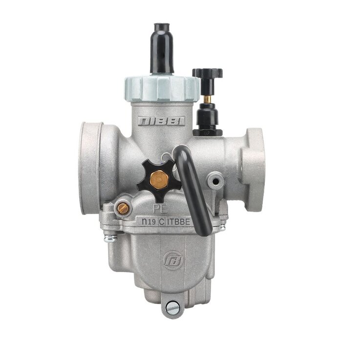 Mikilon Nibbi Racing PE19 Silver Line Flansch Vergaser für MZK 124 / 140 Dirtbike