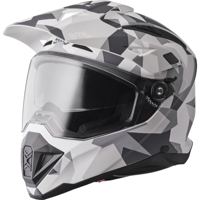 GMS ATV Helm Adventus Camo matt weiss-grau camo