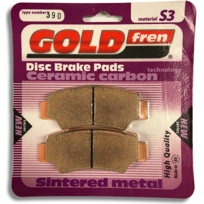 Gold Fren Bremsbelege 390 / S3 hinten für CFMOTO Cforce 450 / 520 / 625 / 850 / 1000 - Linhai / Sportiva 520 620