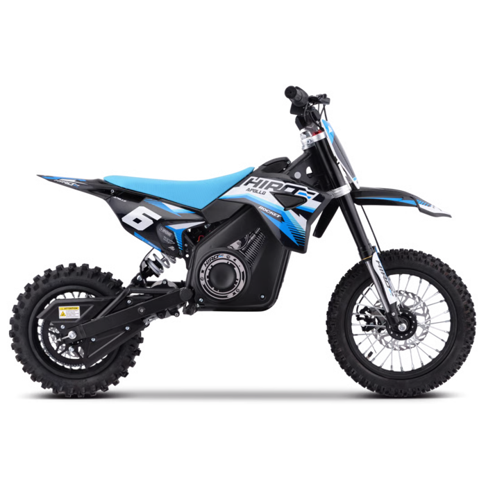 Apollino Rocket Hiro Dirtbike 1000W / max 1200W 36V 10/12 Zoll Lithium Akku 12Ah Elektro Crossbike