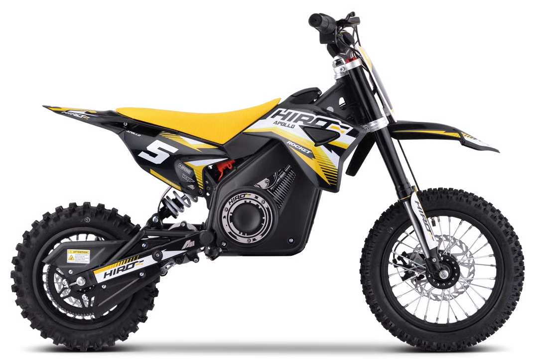 Apollino Rocket Hiro Dirtbike 1000W / max 1200W 36V 10/12 Zoll Lithium Akku 12Ah Elektro Crossbike