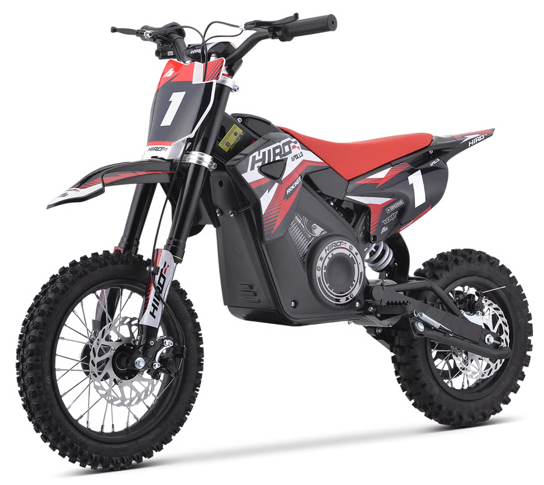 Apollino Rocket Hiro Dirtbike 1000W / max 1200W 36V 10/12 Zoll Lithium Akku 12Ah Elektro Crossbike