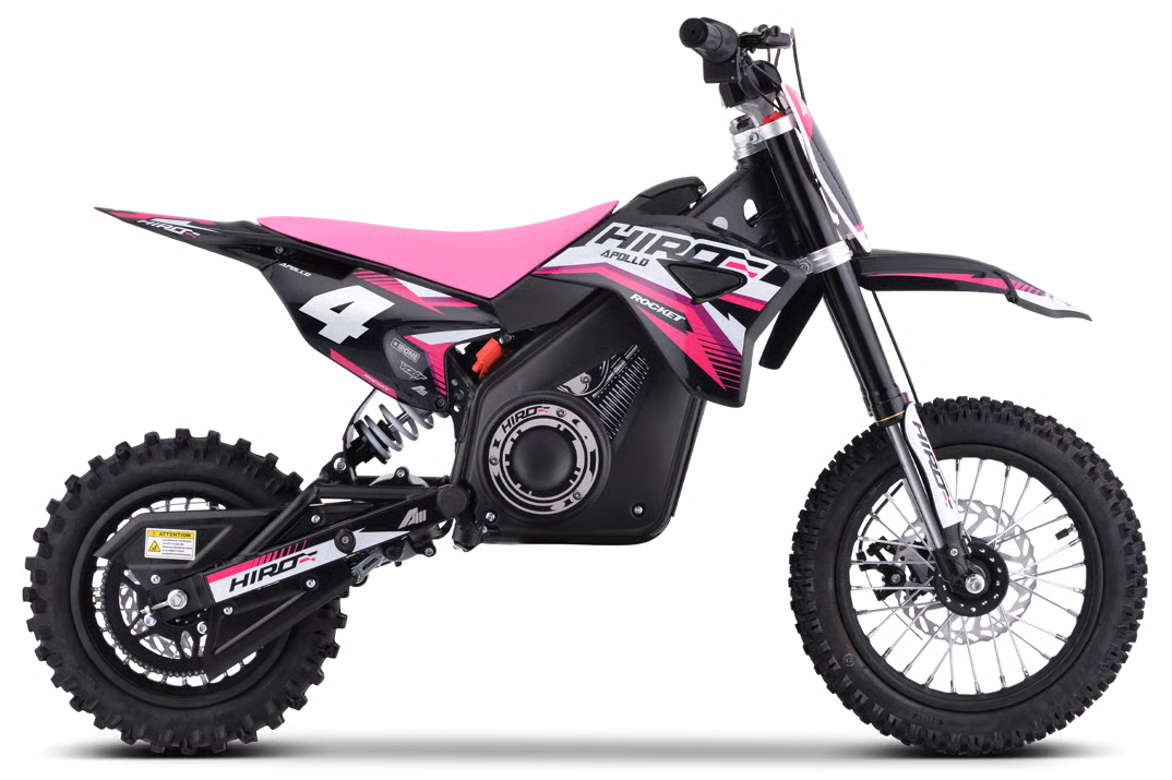 Apollino Rocket Hiro Dirtbike 1000W / max 1200W 36V 10/12 Zoll Lithium Akku 12Ah Elektro Crossbike