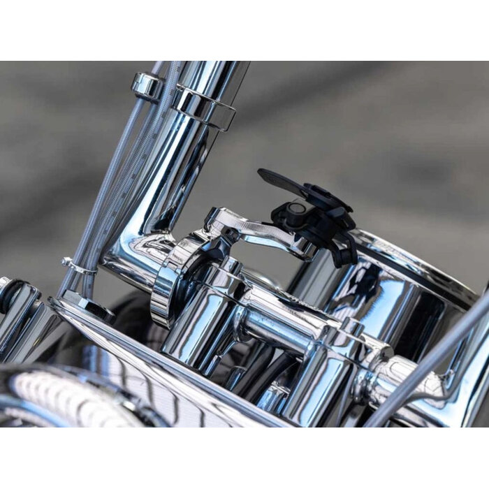 Quad Lock Motorcycle Handlebar Mount Pro Chrome - Large