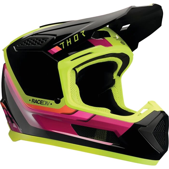 Thor Kinderhelm Fleet Defy schwarz pink gelb