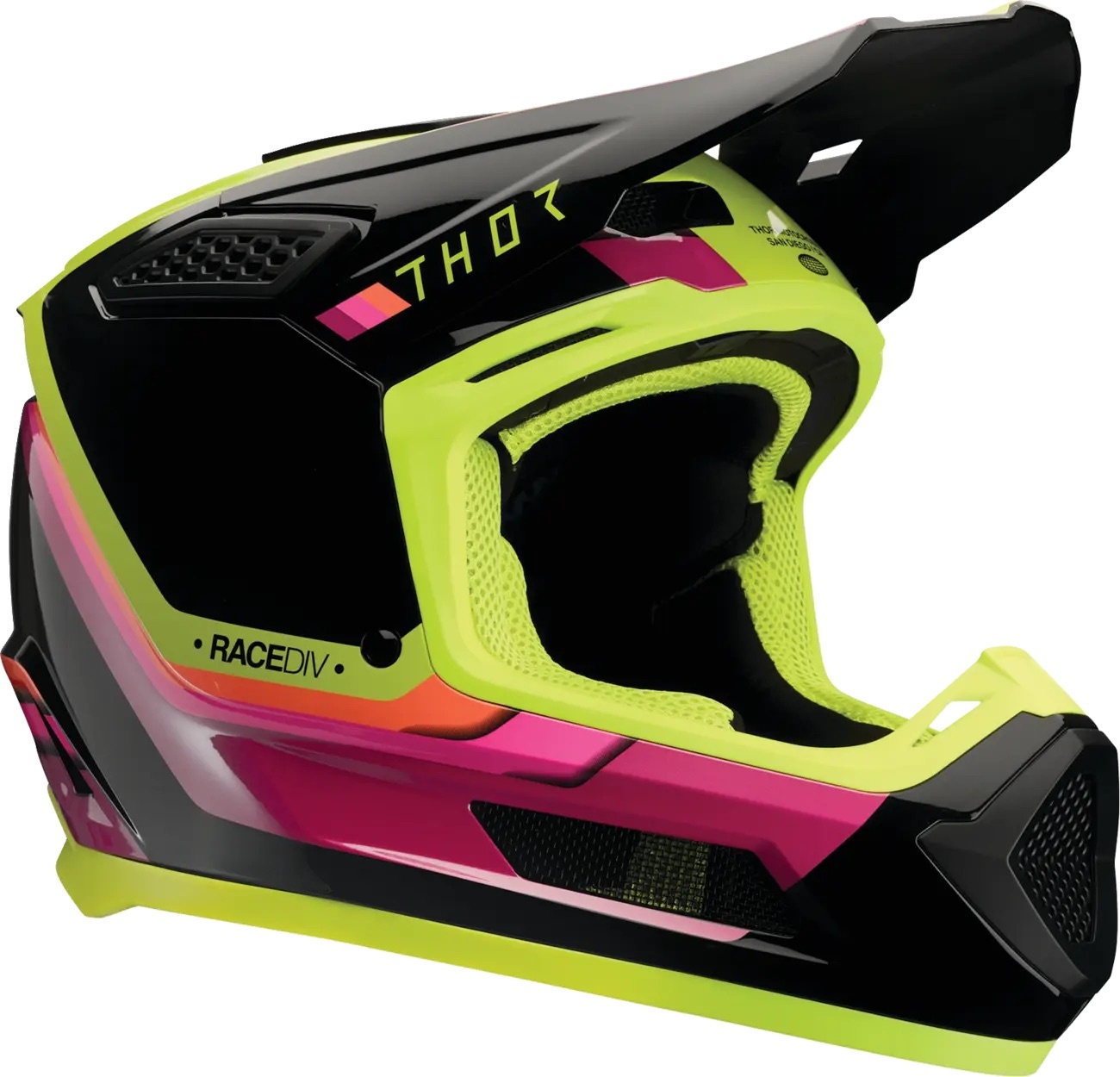 Thor Kinderhelm Fleet Defy schwarz pink gelb