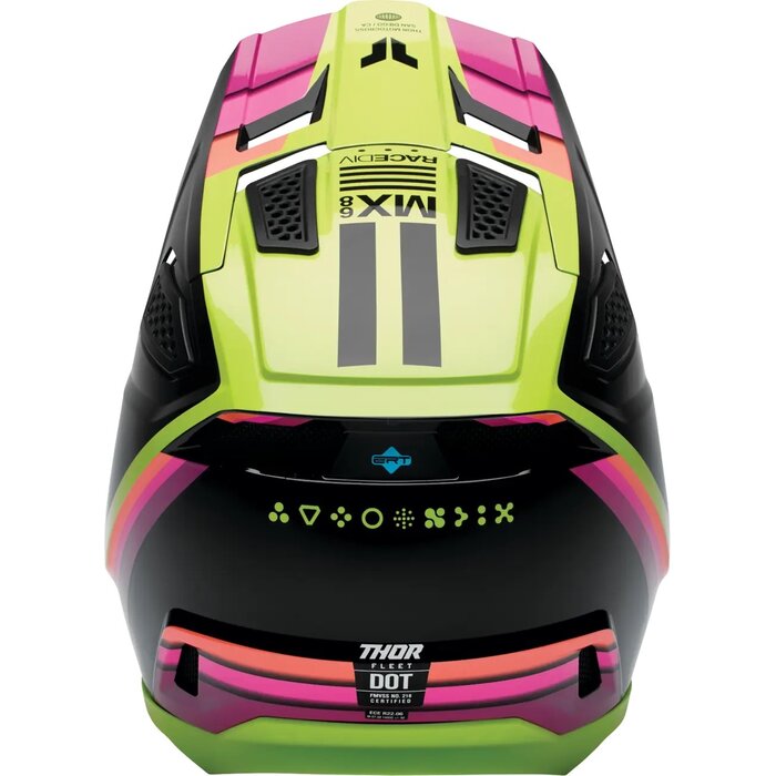 Thor Kinderhelm Fleet Defy schwarz pink gelb