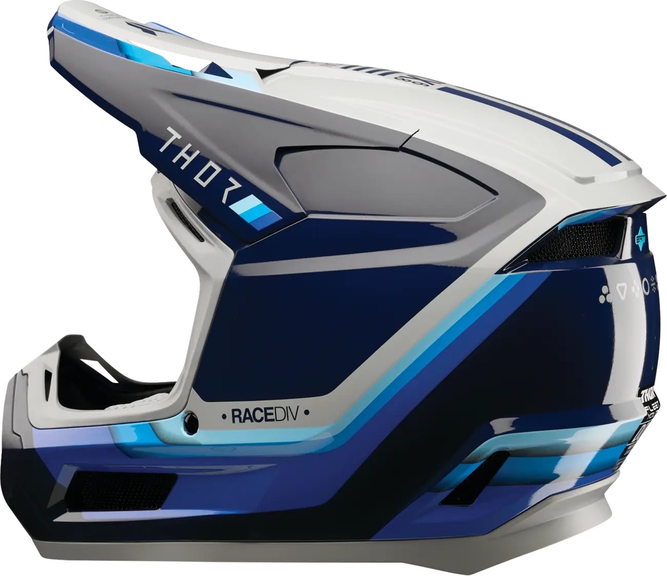 Thor Kinderhelm Fleet Defy schwarz blau grau