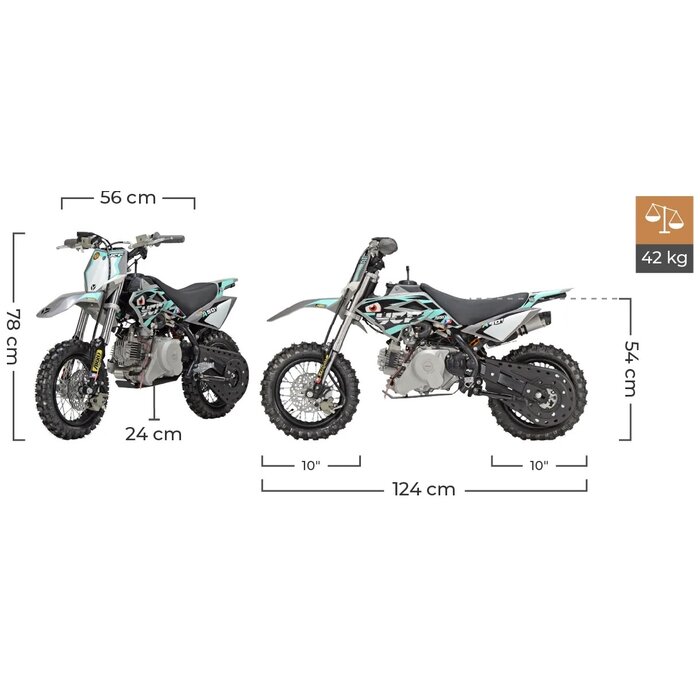 YCF 50AE 2026 Kinder Pitbike 26-50A-STD