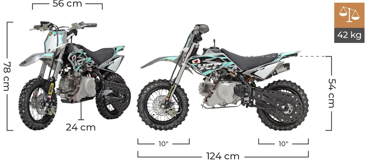 YCF 50AE 2026 Kinder Pitbike 26-50A-STD