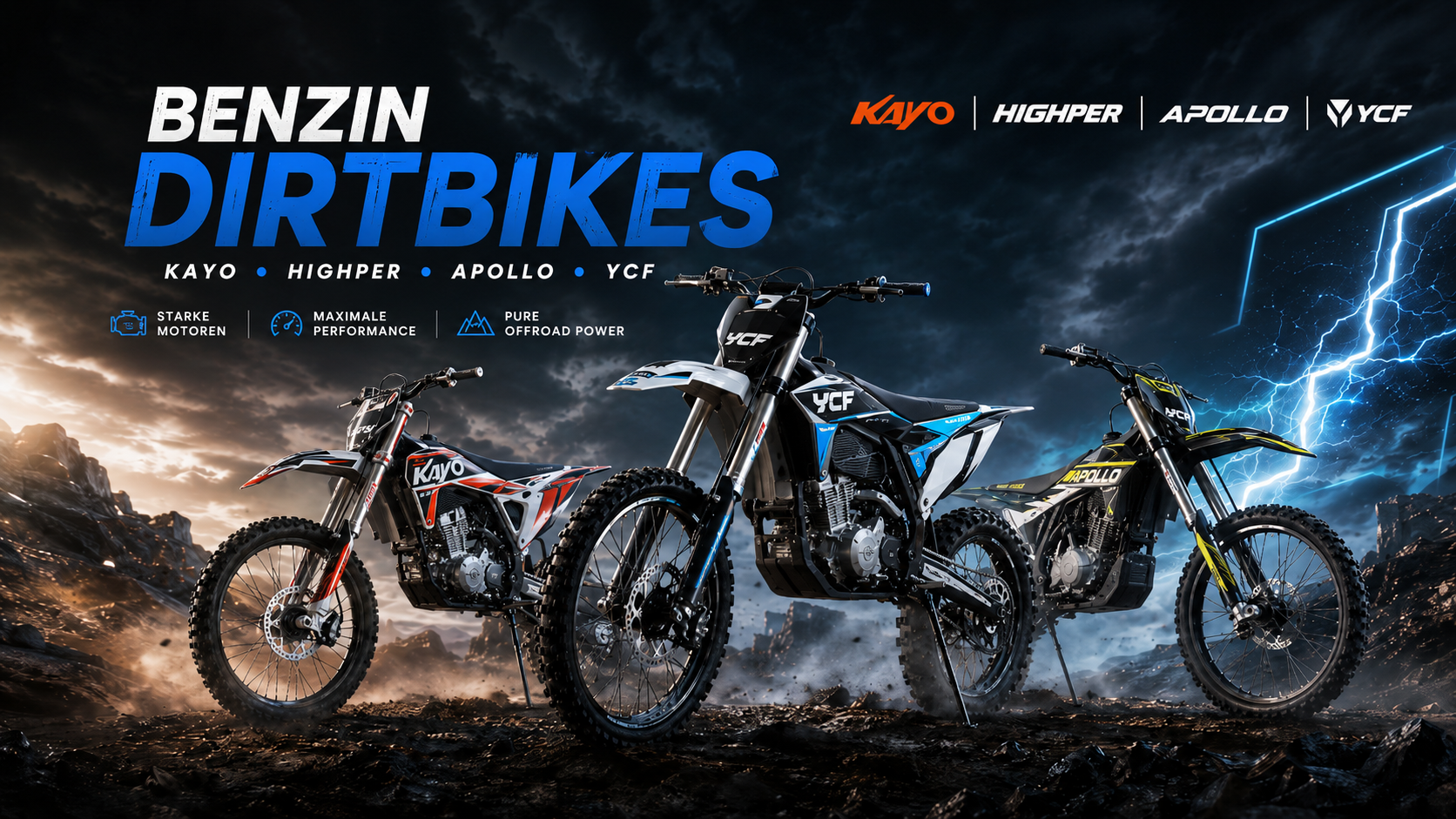 Benzin - Kinderdirtbike