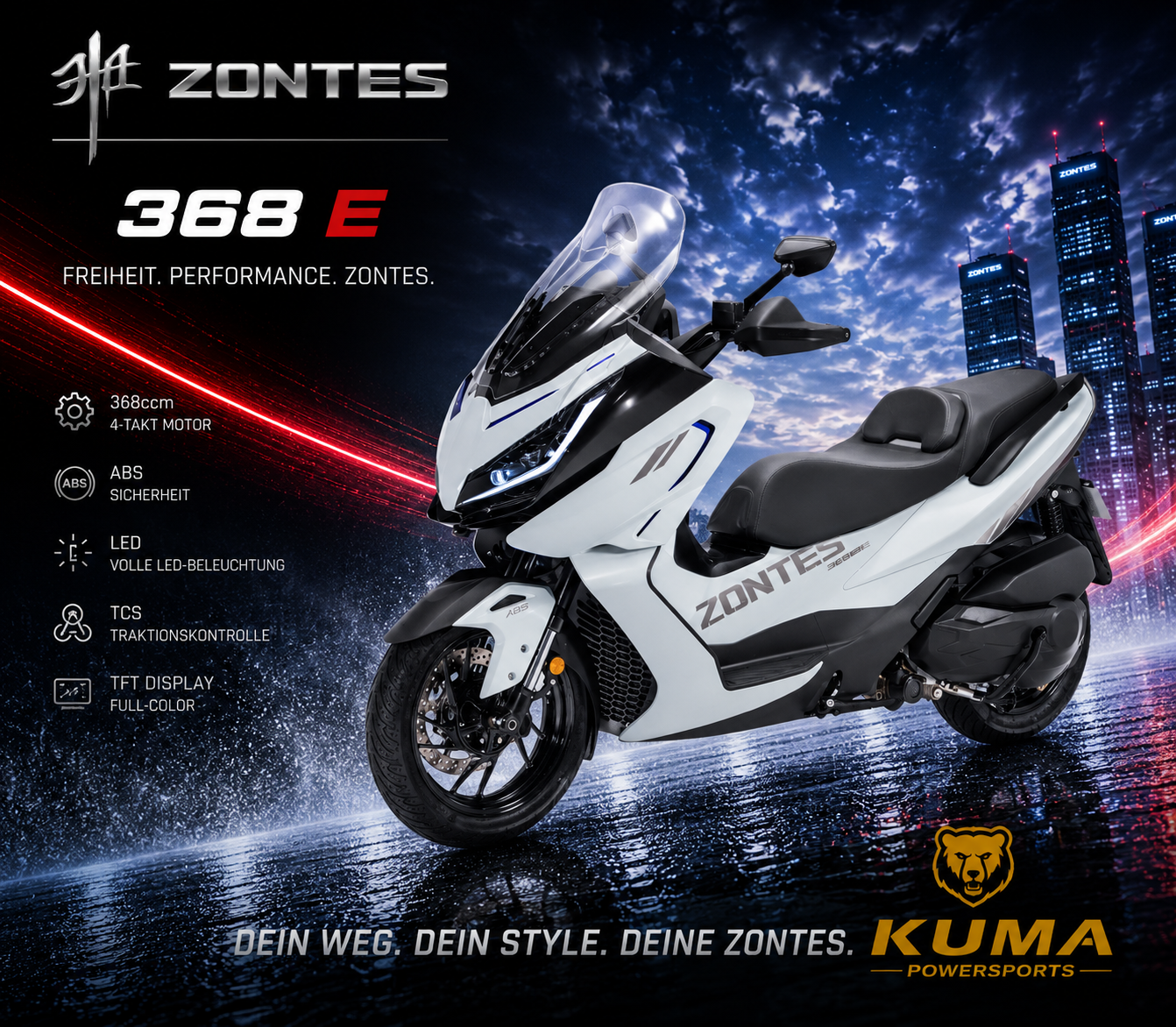 Zontes 368 E TEC Scooter