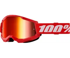 100% Strata 2 MX Brille rot