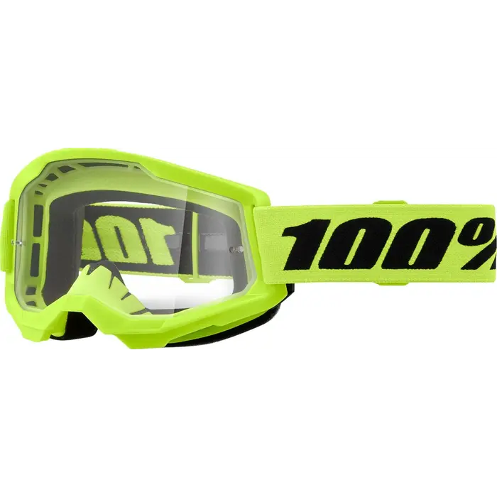 100% Strata 2 MX Brille neongelb