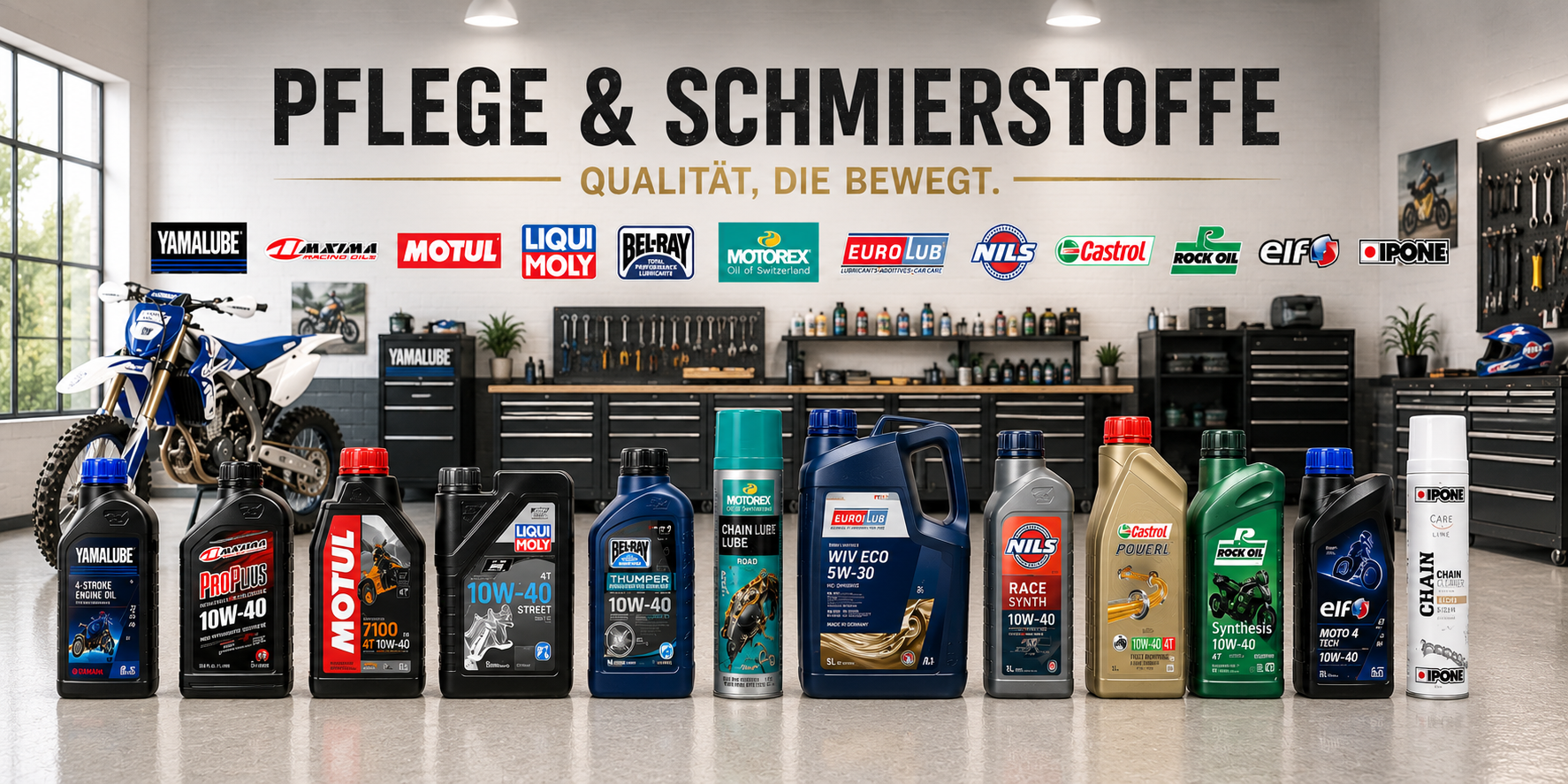Pflege & Schmierstoffe