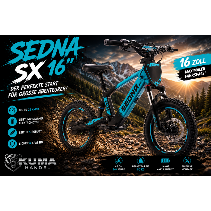 Apollino Elektro Kinderbike Sedna SX 16" - Laufrad