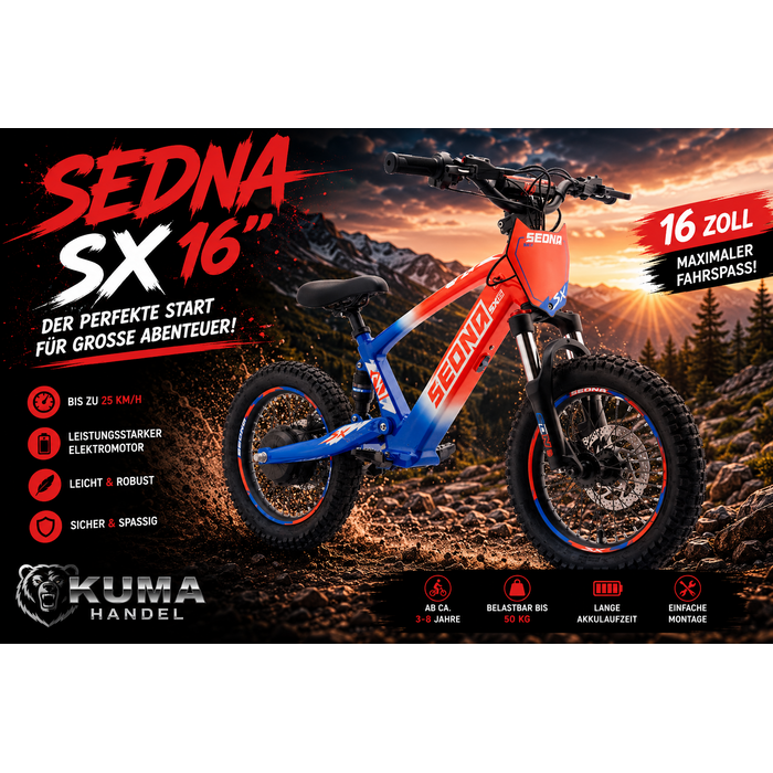 Apollino Elektro Kinderbike Sedna SX 16" - Laufrad