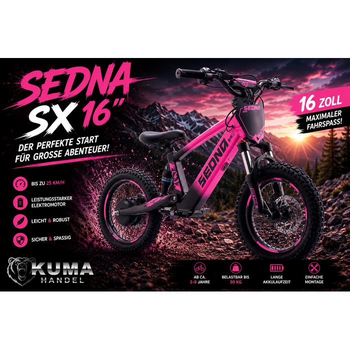 Apollino Elektro Kinderbike Sedna SX 16" - Laufrad