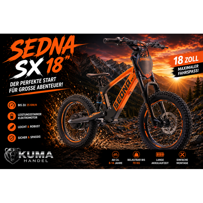 Apollino Elektro Kinderbike Sedna SX 18" - Laufrad