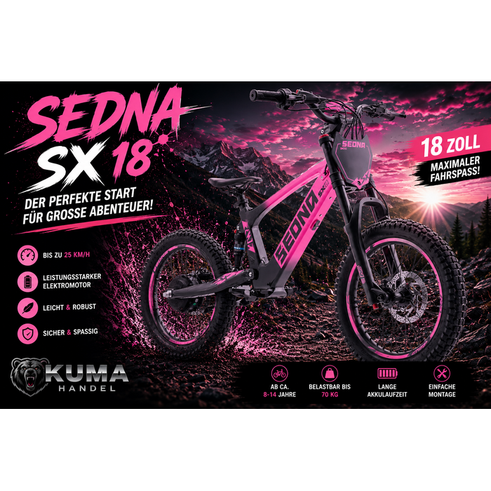 Apollino Elektro Kinderbike Sedna SX 18" - Laufrad
