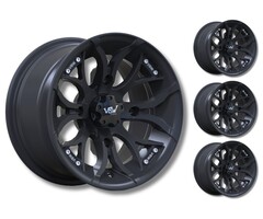 VBW - tires A2 ATV 14" Alufelgen matt black 14x7 & 14x8