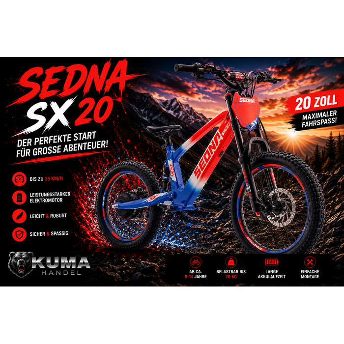 Apollino Elektro Kinderbike Sedna SX 20" - Laufrad