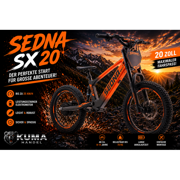 Apollino Elektro Kinderbike Sedna SX 20" - Laufrad