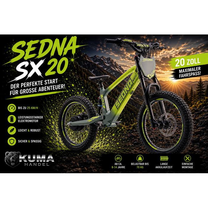 Apollino Elektro Kinderbike Sedna SX 20" - Laufrad