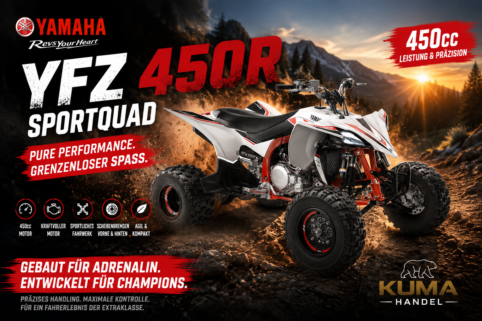 Yamaha YFZ 450 R 70th Anniversary Sportquad