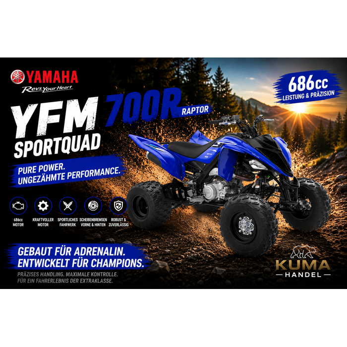 Yamaha YFM700R SE blau
