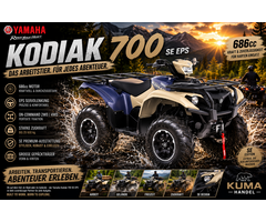 Yamaha Kodiak 700 4x4 EPS Alu SE inkl. Strassenzulassung