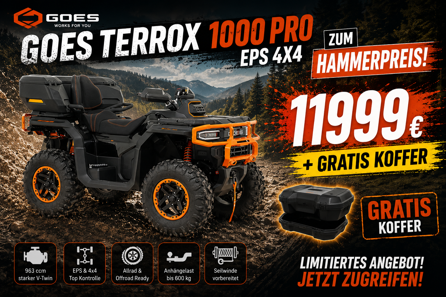 Goes TERROX 1000 T3b ABS - PRO EDITION