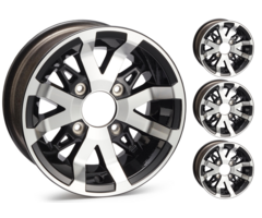 Yamaha 12" Felgensatz OEM Yamaha für Grizzly oder Kodiak machined