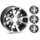 12" Felgensatz OEM Yamaha für Grizzly oder Kodiak machined