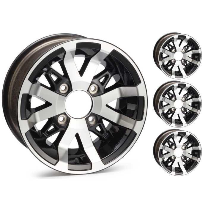 Yamaha 12" Felgensatz OEM Yamaha für Grizzly oder Kodiak machined