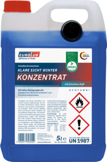 Eurolub Klare Sicht Winter Konzentrat Scheibenfrostschutz