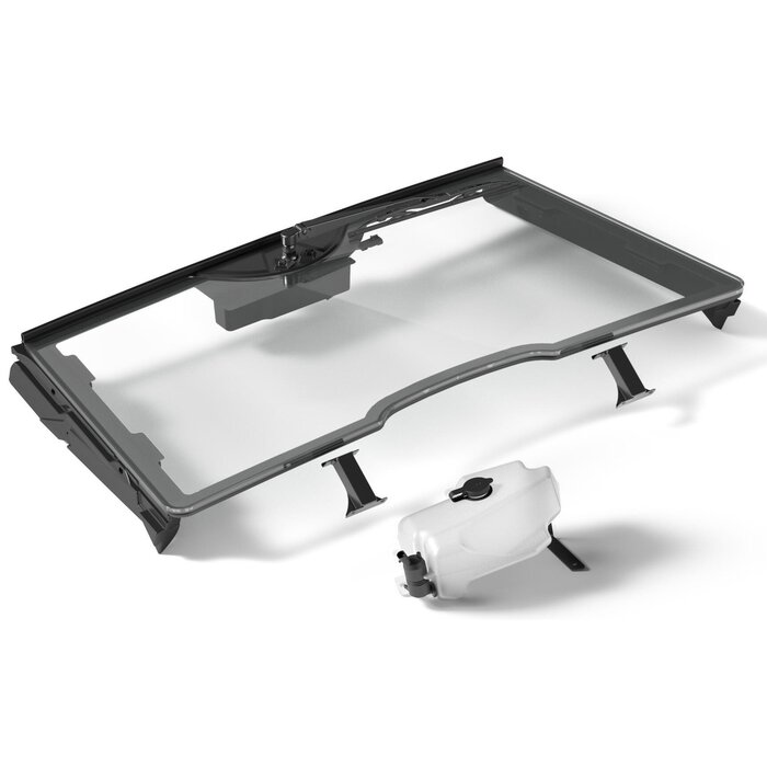 Yamaha Glas-Windschutzscheibe mit Wisch- und Waschanlagensystem für Wolverine RMAX 4 1000 LE