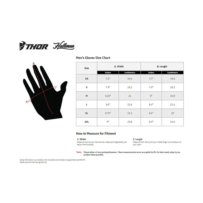 Thor Ridemode Handschuhe schwarz
