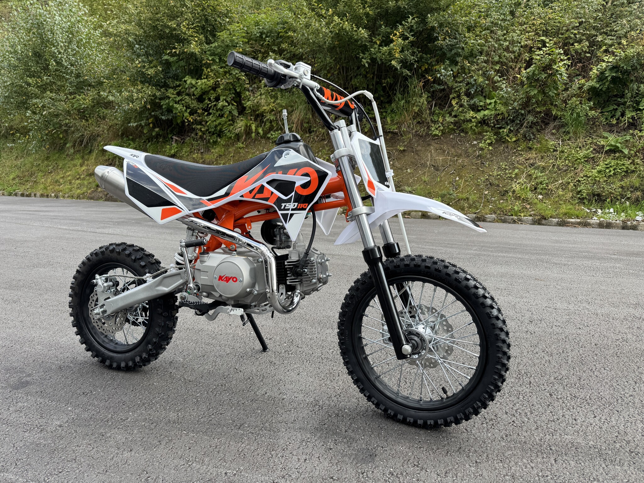 Kayo TSD 110 mit 12/14“ Räder Semiautomatik - E-Start & Kickstart