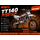 TT140 Dirtbike mit 14" 17" Räder - * NEU mit E-Starter *
