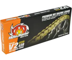 Moto Master MX Kette 428 V2 Drive Chain mit 130 Glieder und Clip Schloß