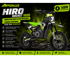 Apollino Rocket Hiro Dirtbike 1300W / max 1600W 48V 14/12 Zoll Lithium Akku 13Ah Elektro Crossbike