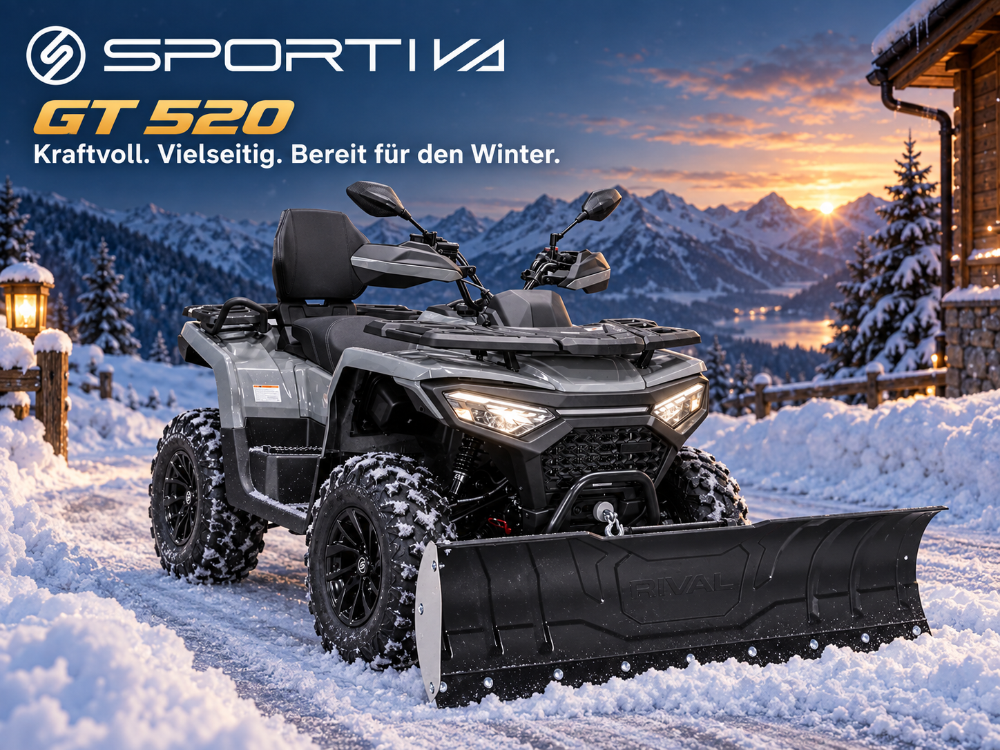 Sportiva ATV 520 GT EPS ABS 4x4 inkl. Schneeschild