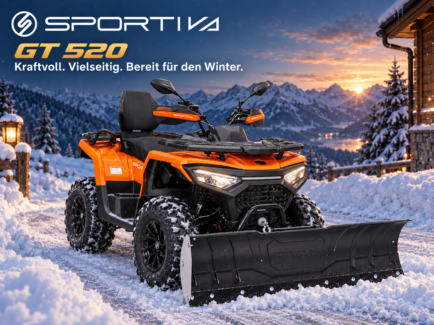 Sportiva ATV 520 GT EPS ABS 4x4 inkl. Schneeschild