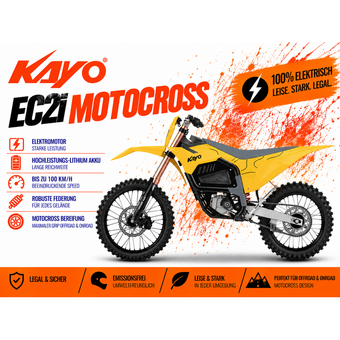 Kayo Kayo EC2I Alcaid - 21 KW Elektro Motocross