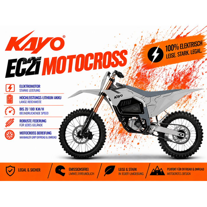 Kayo Kayo EC2I Alcaid - 21 KW Elektro Motocross