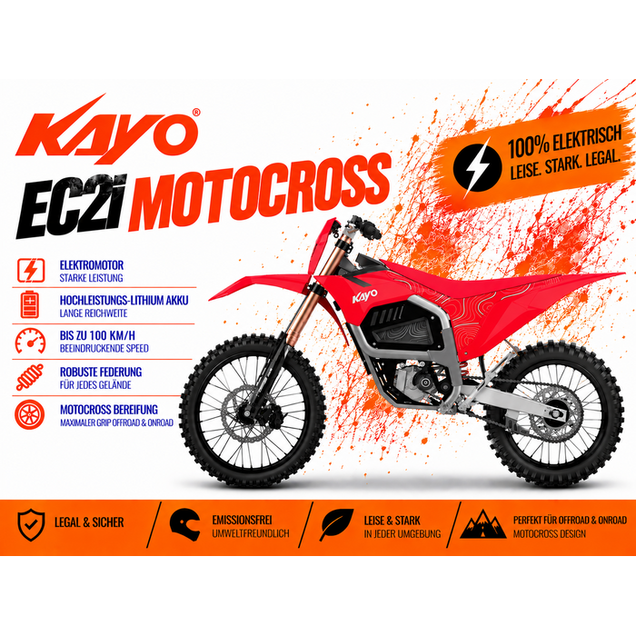 Kayo Kayo EC2I Alcaid - 21 KW Elektro Motocross
