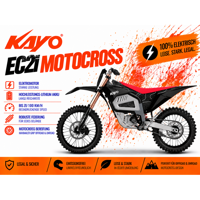 Kayo Kayo EC2I Alcaid - 21 KW Elektro Motocross